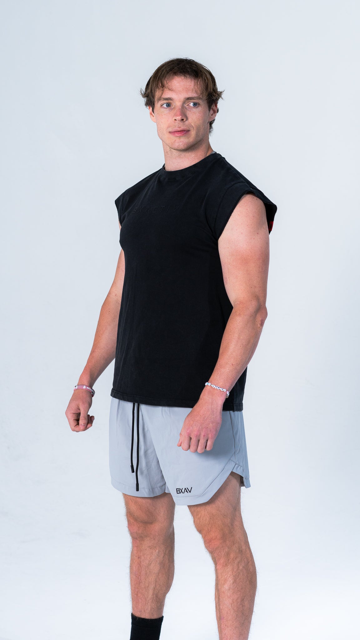 Capped Sleeve T-Shirt (Vintage Black)